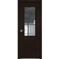 Межкомнатная дверь ProfilDoors 2.37XN L 40x200 (дарк браун, стекло прозрачное)