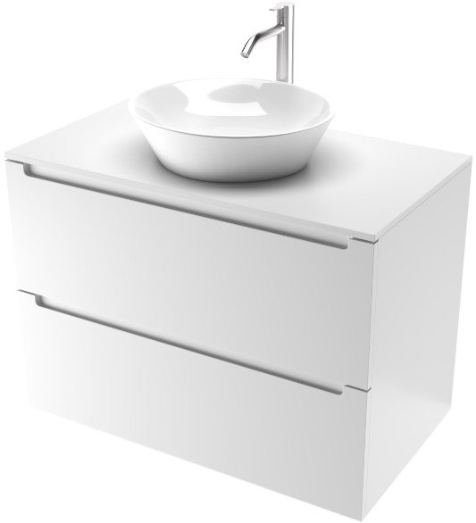 

ЗОВ Тумба под умывальник Дион 70 D70LWP0M9003MKV5-LDSPW (белый матовый)