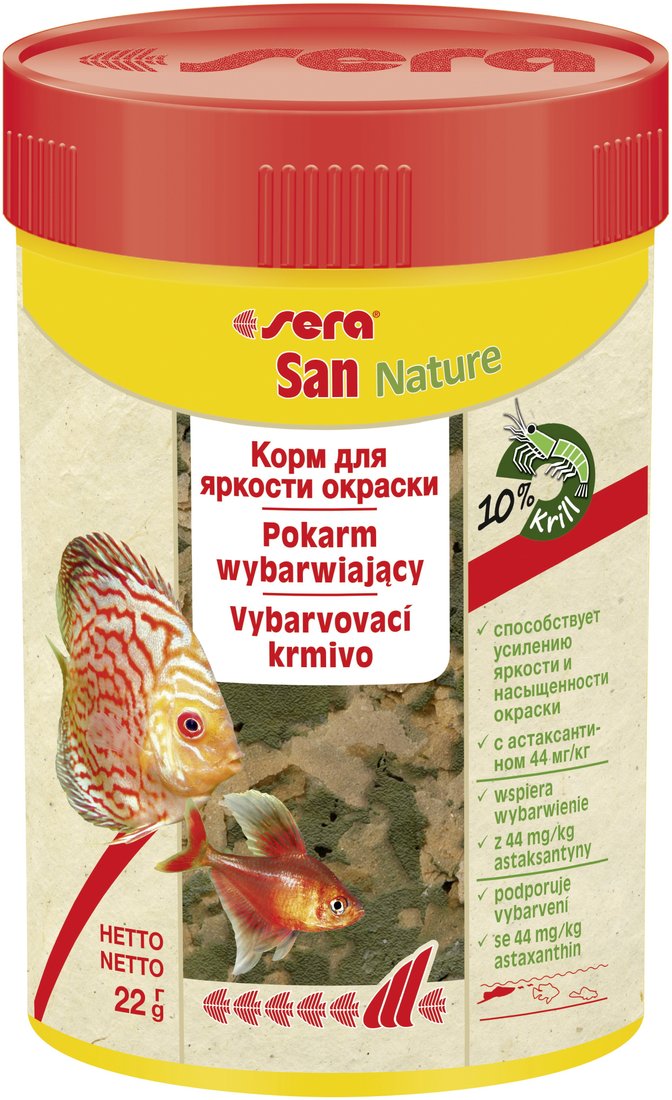 

Сухой корм Sera San Nature 22 г