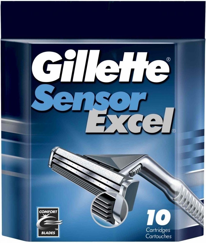 

Сменные кассеты для бритья Gillette Sensor Excel (10 шт) 3014260245832