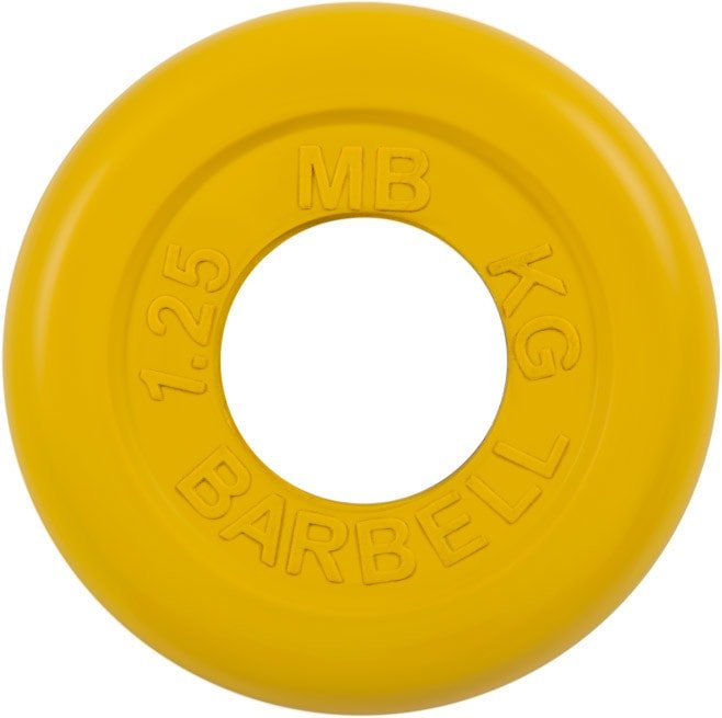 

Диск MB Barbell Стандарт 51 мм (1x1.25 кг, желтый)