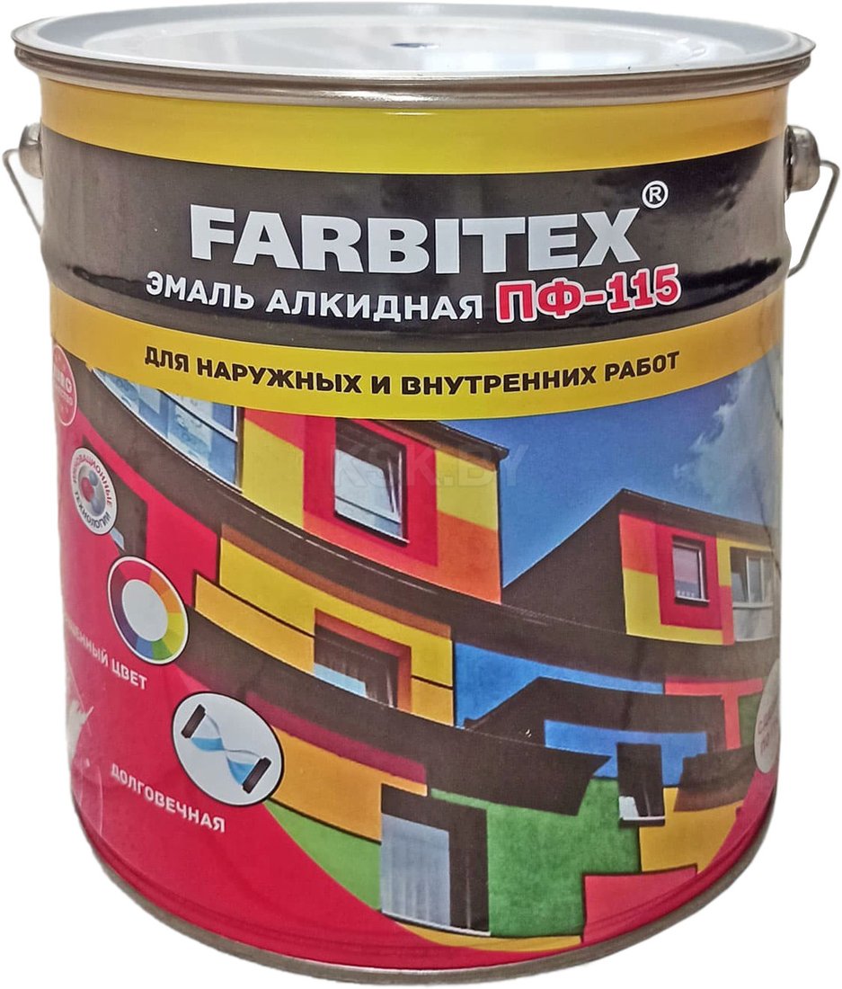 

Эмаль Farbitex ПФ-115 5 кг (светло-голубой)
