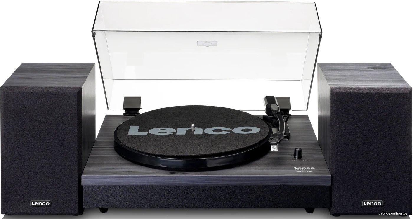 Виниловый проигрыватель Lenco LS-301BK