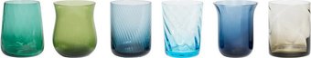 Набор стаканов для воды и напитков Bitossi Diseguale MCV02013 (6шт)