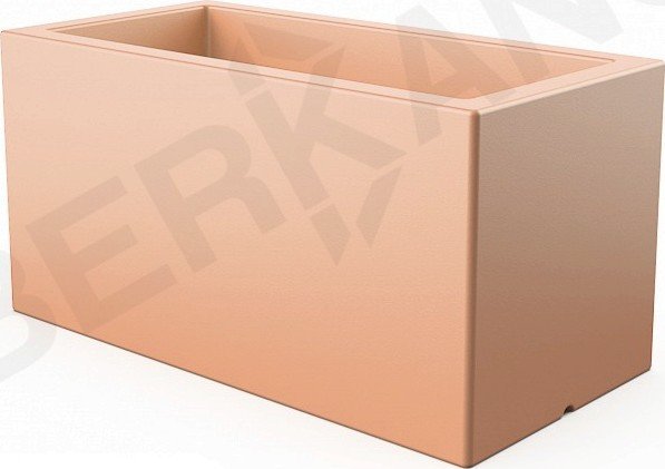 

Кашпо Berkano Cubric 40*100 DB (терракота)