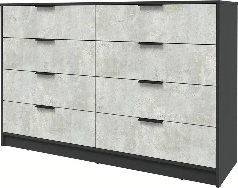 

Комод Интерлиния Концепт КТ-К157 (бетон лайт/антрацит)