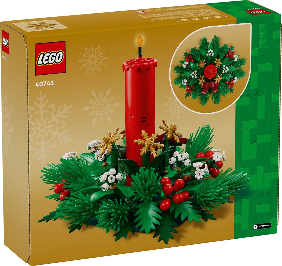 

Конструктор LEGO Other 40743 Рождественское украшение стола