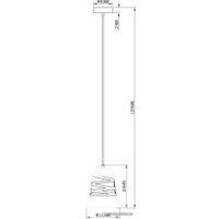 Подвесная люстра Moderli Albert V3010-1P