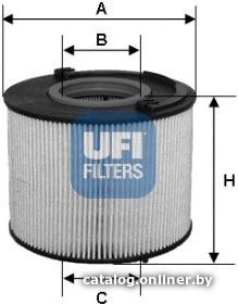 Топливный фильтр UFI 2601500