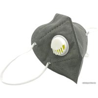 Респиратор-полумаска 3D Mask Респиратор KN95 FFP2 с клапаном выдоха (серый, 10 шт)