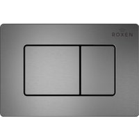 Унитаз подвесной Roxen Vortex Tornado в комплекте с инсталляцией StounFix Dual Fresh 6 в 1 964579 (кнопка: оружейная сталь)