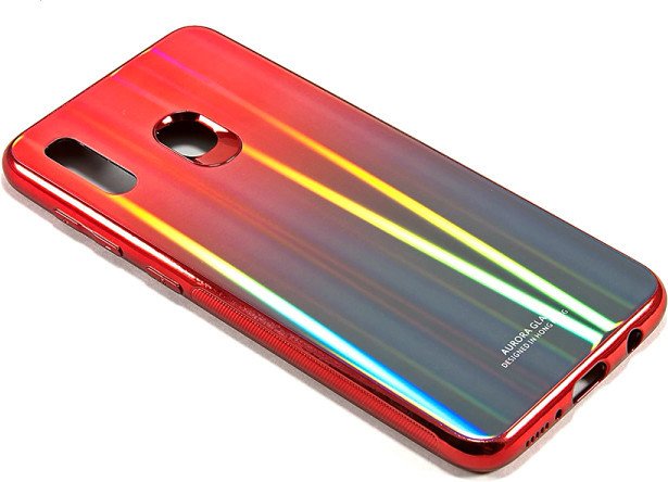 

Чехол для телефона Case Aurora для Galaxy A20/A30 (красный/синий)