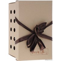 Классическая игрушка Basik & Co Басик в рыжем бархатном банте (30 см)