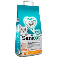 Наполнитель для туалета Sanicat Clumping White Rose 8л