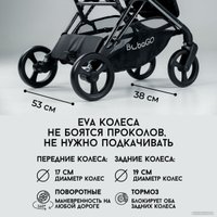 Коляска прогулочная «книга» Bubago Axi (серый)
