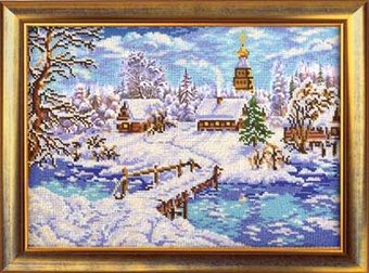 Набор для вышивания Радуга бисера Рождественская сказка В-240