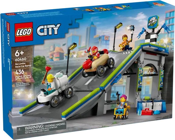 

Конструктор LEGO City Без ограничений: трасса с рампами для гоночных авто 60460