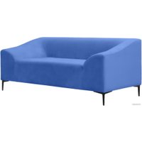 Диван Brioli Тони двухместный (V15/голубой)