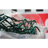 Строительная сетка Сетка-рабица в ПВХ 55х55 2.4мм 1.2x10м (зеленый)