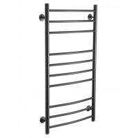 Полотенцесушитель Ростела Свирель D 1" 10 перекладин 50х100 см (черный)