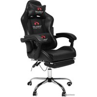 Игровое (геймерское) кресло Calviano Avanti Ultimato (черный, с подножкой)