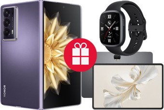 HONOR Magic V2 16GB/512GB международная версия + HONOR Pad 9 + HONOR Watch 4 (фиолетовый)