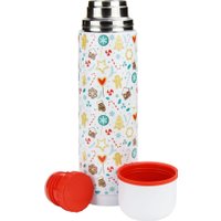 Термос StarWind New Year 11-1000 1 л (белый/рисунок)