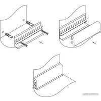 Плинтус Thermoplast Italo Wap 3 м (черный матовый)