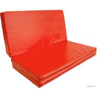 Cпортивный мат Формула здоровья 4 сложения 2x1x0.08м (красный/желтый)