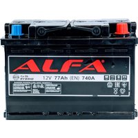 Автомобильный аккумулятор ALFA Hybrid 77 R (77 А·ч) + Бесплатная диагностика подвески или -30% на замену масла