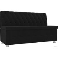 Диван Mebelico Вента (велюр, черный)