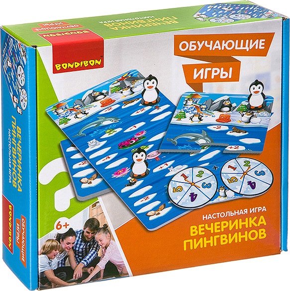 

Развивающая игра Bondibon Вечеринка пингвинов ВВ3438