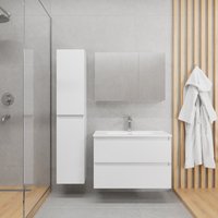  Lauter Тумба под умывальник Mia 80 + Alton 82 (белый глянец)