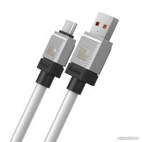 Кабель Baseus CoolPlay Series Fast Charging Data Cable 100W USB Type-A - USB Type-C (1 м, белый)
