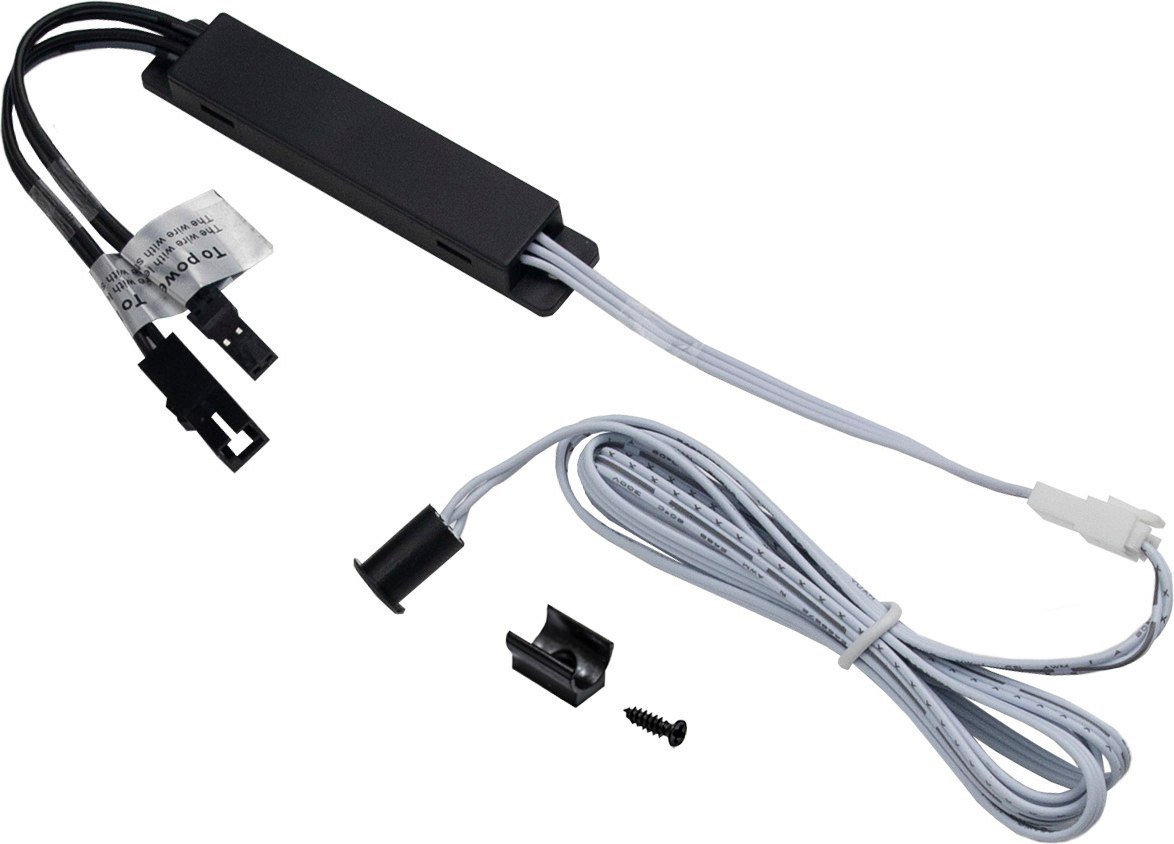 

Датчик движения AKS бесконтактный на преграду накладной/врезной (60W/100W, черный)