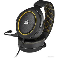 Наушники Corsair HS60 Pro Surround (черный/желтый)