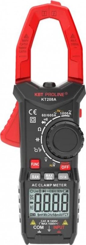 

Токовые клещи КВТ KT208A