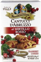 Традиционное тосканское печенье Cantucci с клюквой 180 г