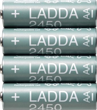 Аккумулятор Ikea Ладда 4xAA 2450 мАч 505.046.92