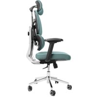 Игровое (геймерское) кресло Jiqiao R6001-ЧЗ (черный/бирюзовый)
