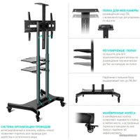 Стойка для телевизора Onkron TS1881 (черный)