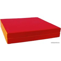 Cпортивный мат КМС №8 складной 200x100x10 (красный/желтый)
