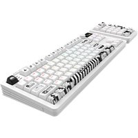 Клавиатура Дарк Проджект KD87A+Numpad (G3ms Moonstone, белый)