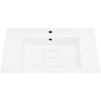 Symbolite Тумба под умывальник Лима 100 Line Plus 2 ящика + Line 100x48 (подвесная, белый матовый)