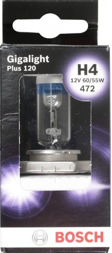 Галогенная лампа Bosch H4 Gigalight Plus 120 1шт