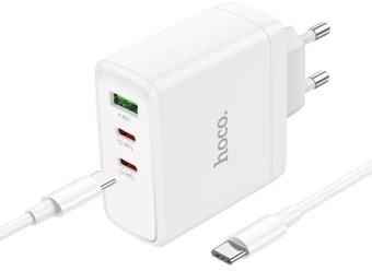 Сетевое зарядное Hoco N30 USB Type-C (белый)