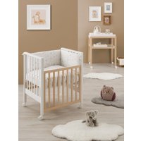 Кроватка-трансформер Erbesi Evolution (white natural)