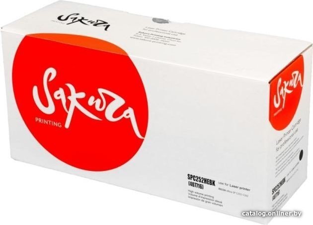 Картридж Sakura Printing SASPC252HEBK (аналог Ricoh SP C252HE BK)