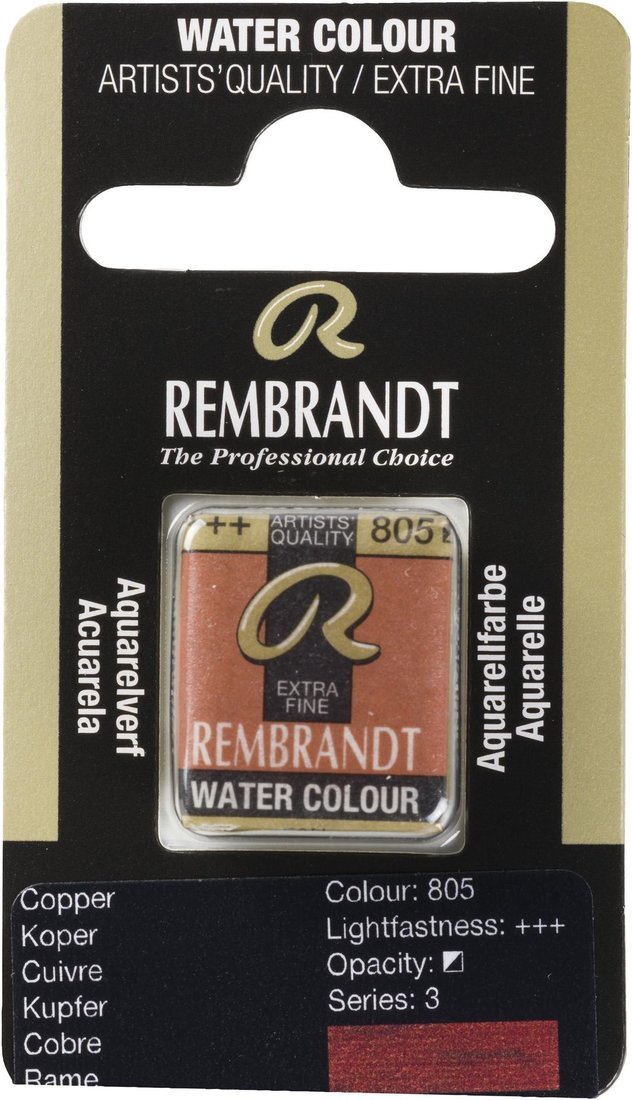

Акварельная краска Rembrandt 805 05868051 (медь, кювета)