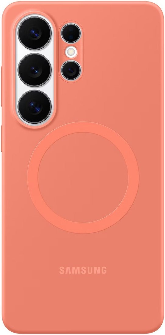 Чехол для телефона Samsung Silicone Magnet Case для Samsung Galaxy S26 Ultra (коралловый)